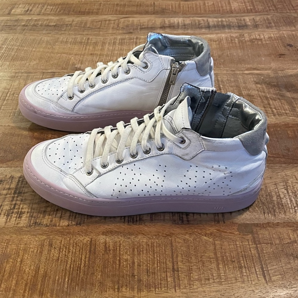 P448 Love Platform Mid Top Sneakers - Picture 4 of 10